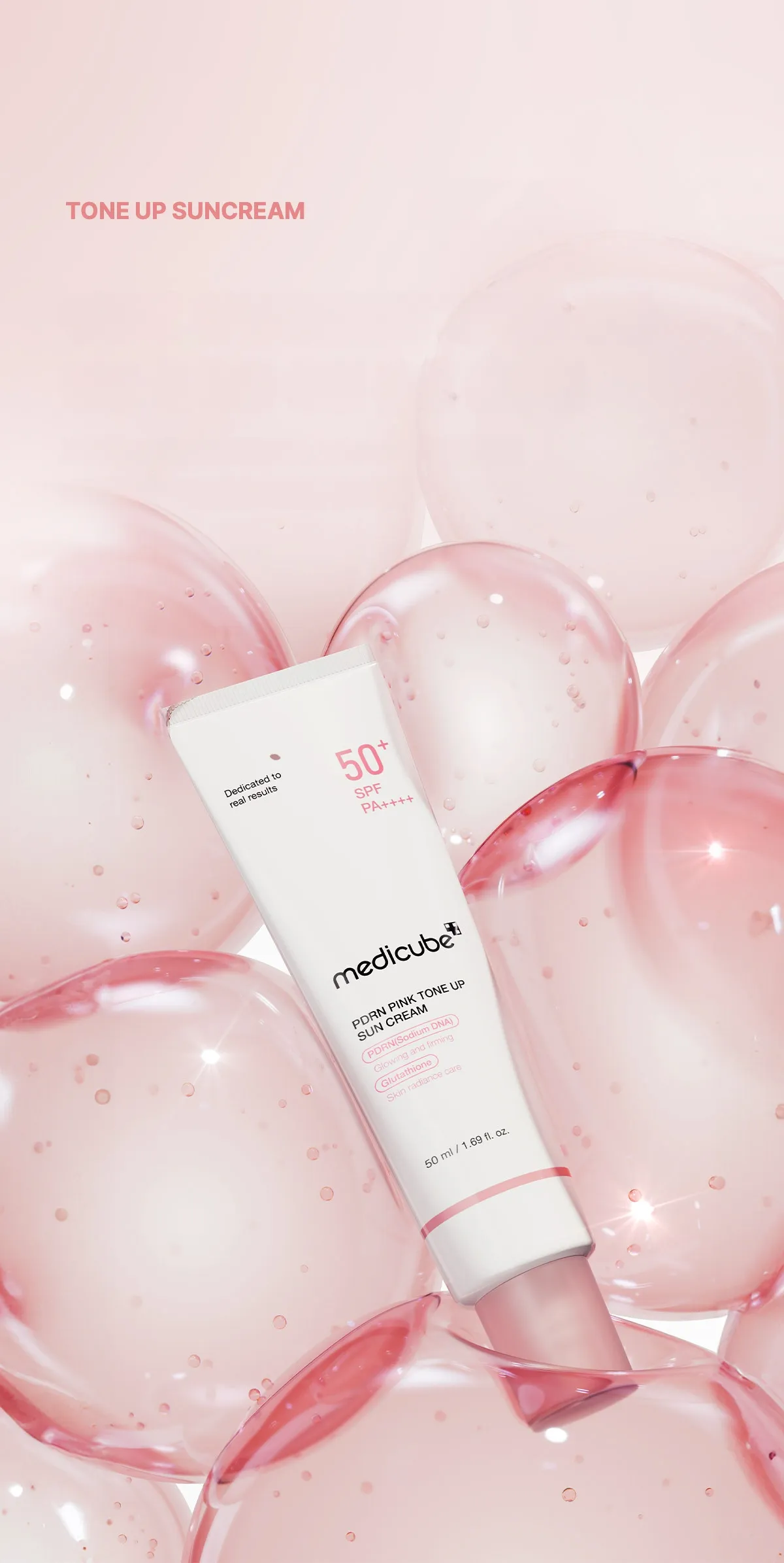 medicube PDRN Pink Tone Up Sun Cream 50ml