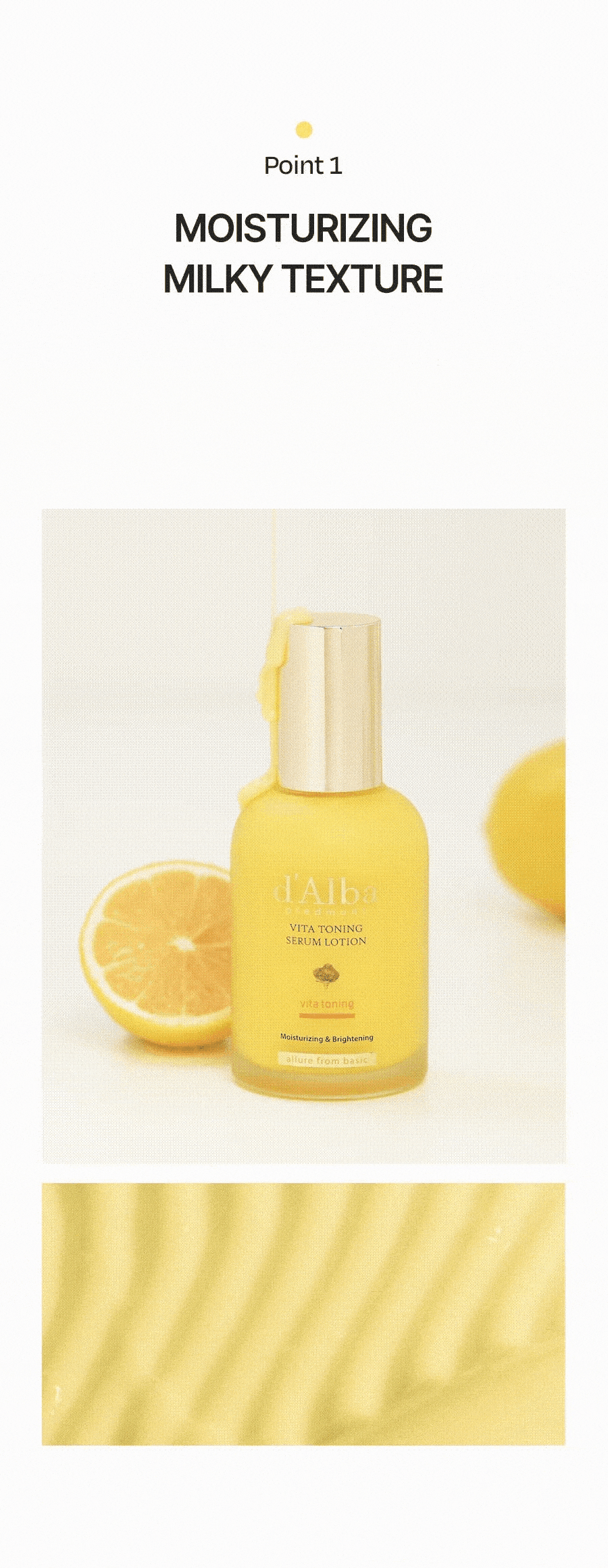 d'Alba Vita Toning Serum Lotion 100ml | OLIVE YOUNG Global