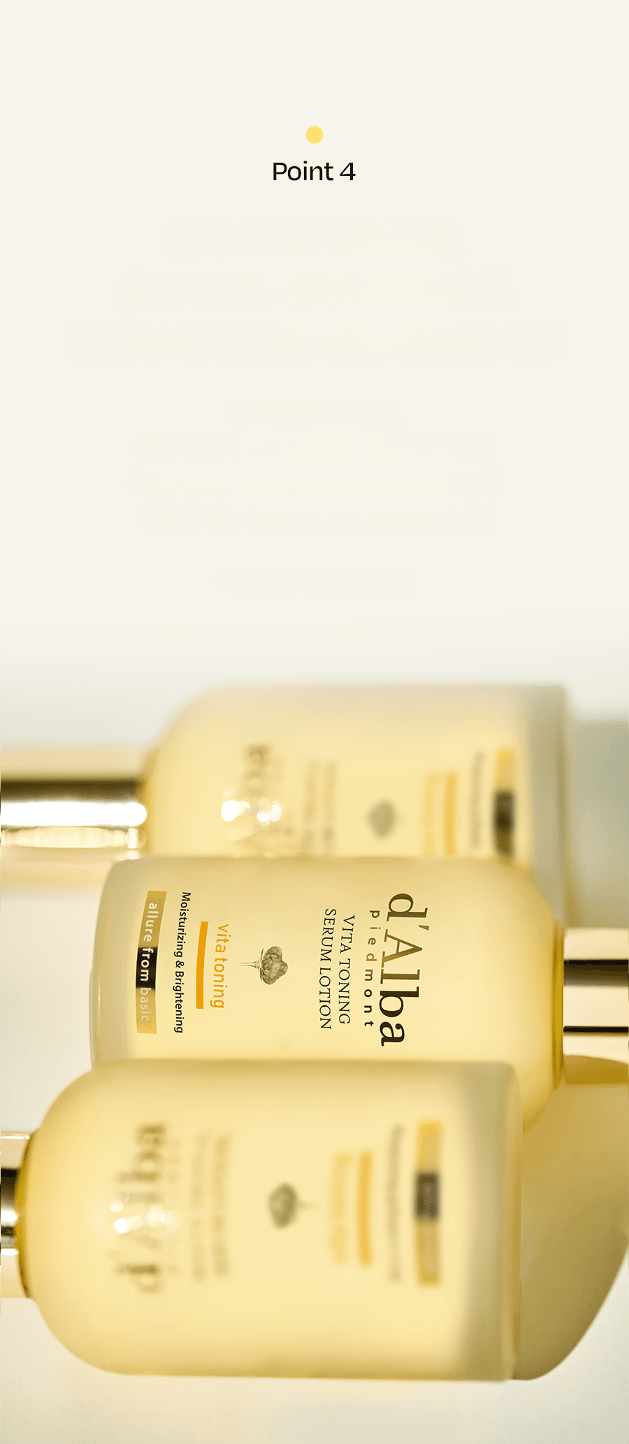 d'Alba Vita Toning Serum Lotion 100ml | OLIVE YOUNG Global