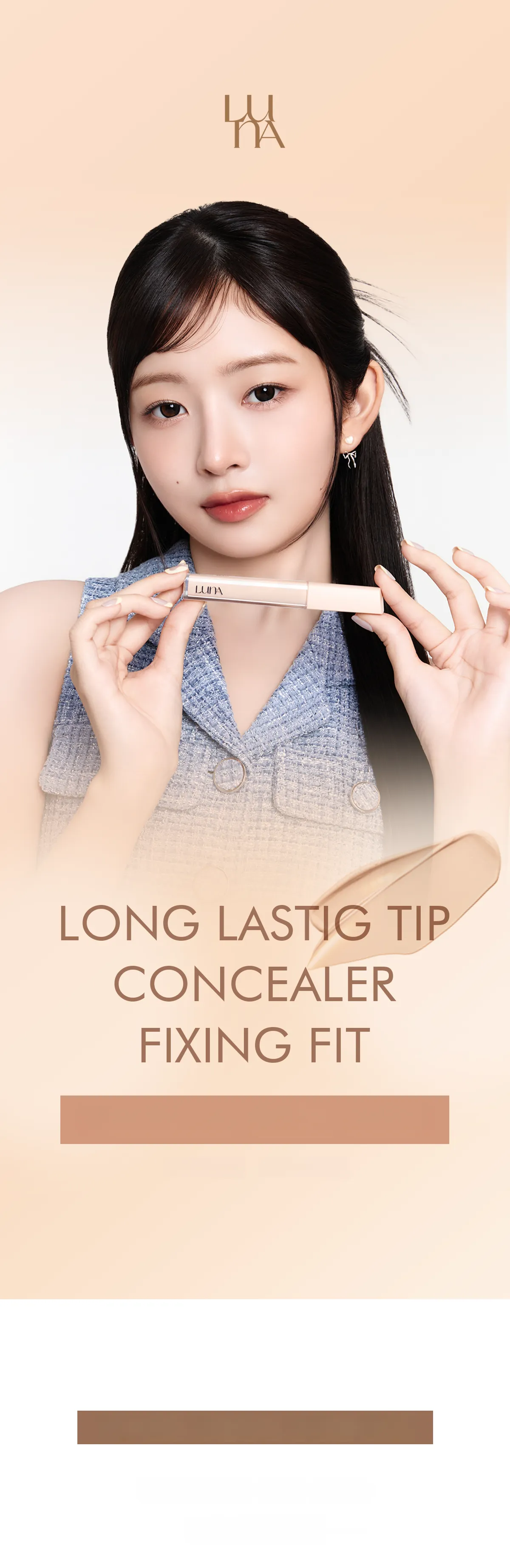 LUNA Long Lasting Tip Concealer Fixing Fit 4 Colors | OLIVE YOUNG