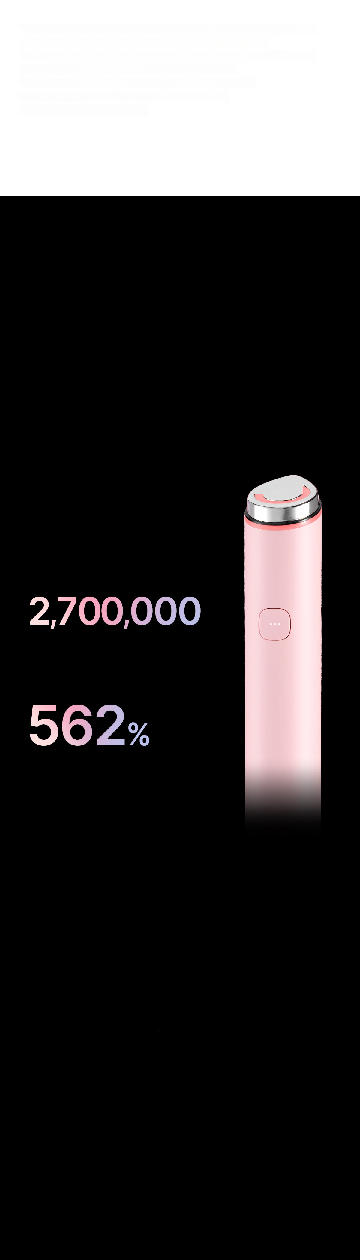 medicube AGE-R ブースタープロ ミニ (ホワイト/ピンク) | OLIVE YOUNG