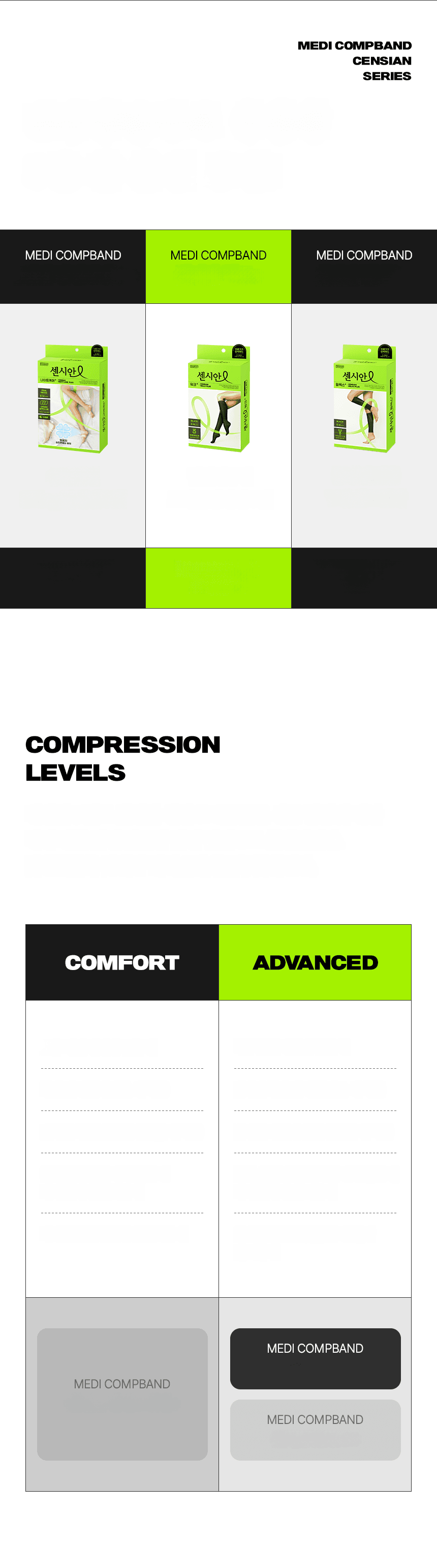 Medical Device] CENSIAN RELAX+ Compression Stockings (S-M/M-L