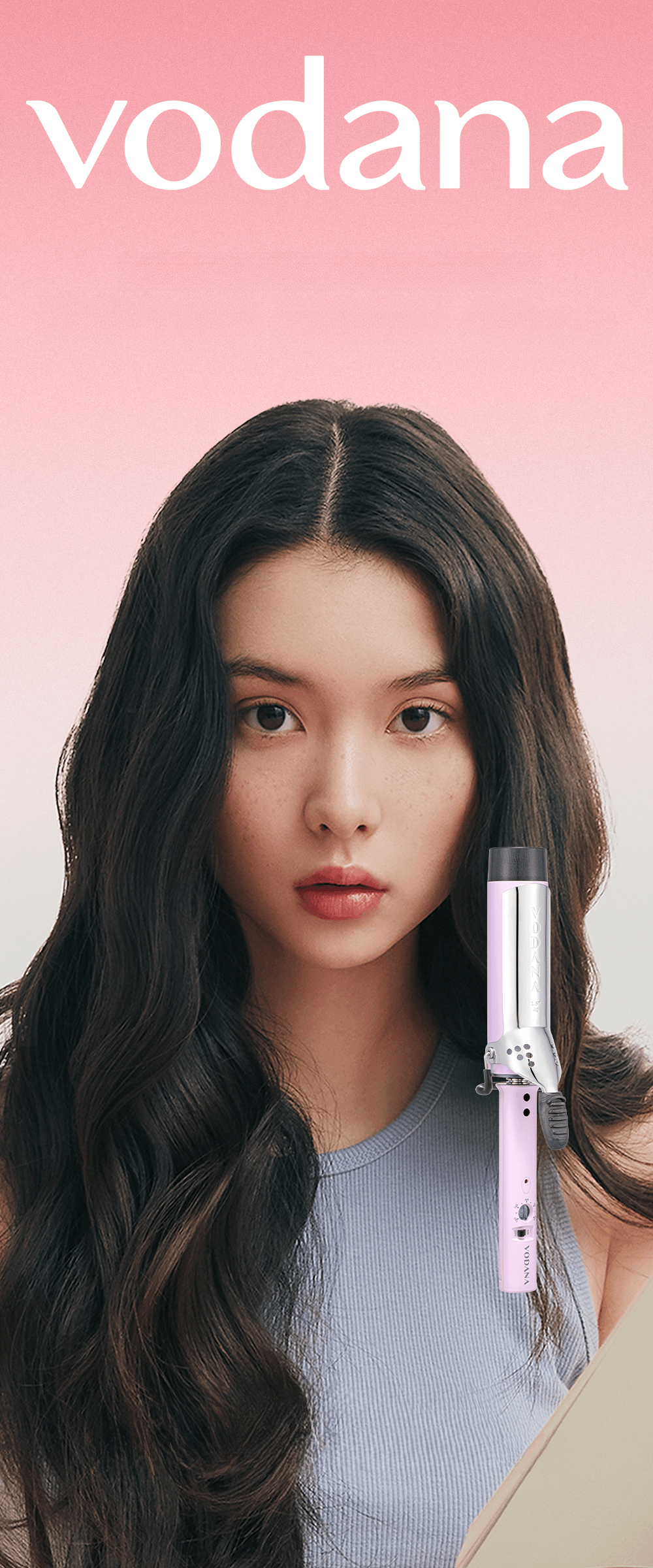 vodana グラムウェーブ カールアイロン FV 36mm (バイオレット