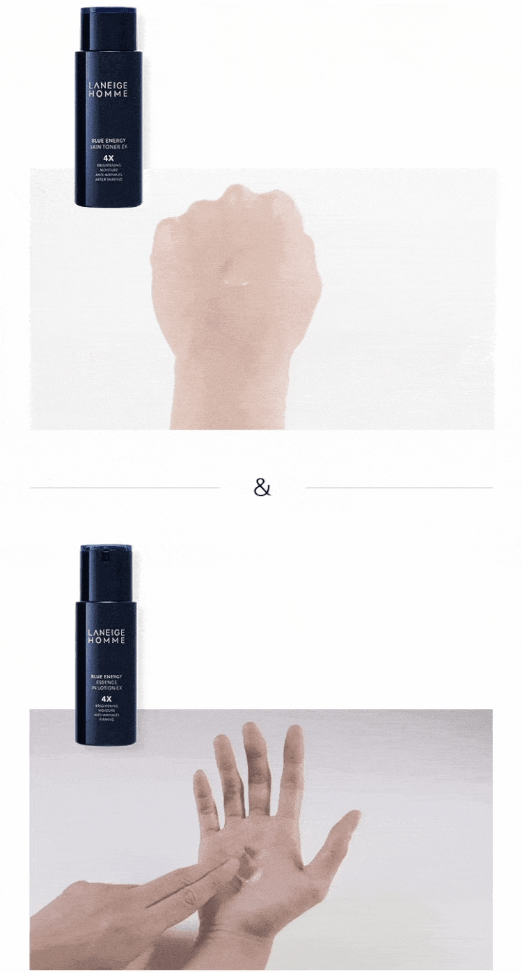 Laneige Homme ブルー エネルギ 2種 セット EX2005 | OLIVE YOUNG Global