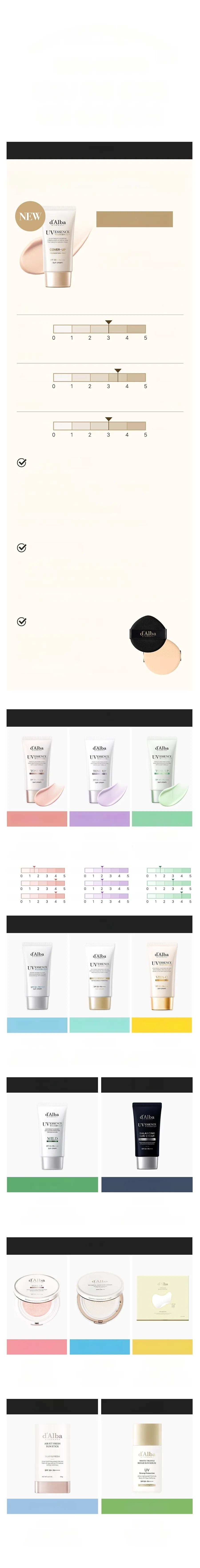 d'Alba Waterfull Tone Up Sun Cream (Green Correcting) (50ml)