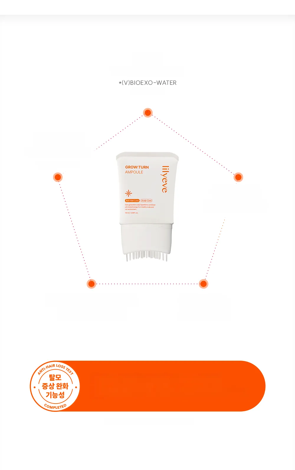 lilyeve Grow Turn Exosome Brush Ampoule Set (130ml/100ml)