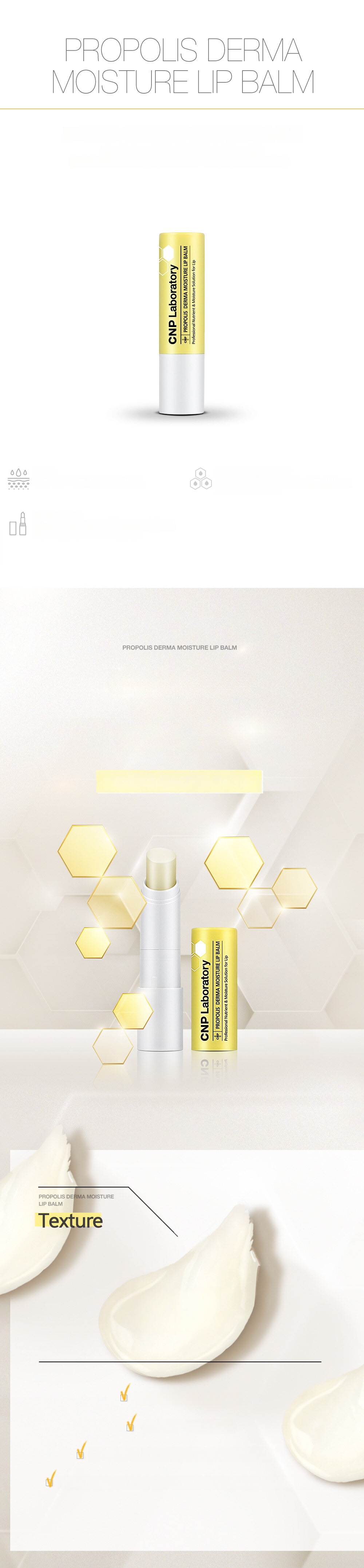 CNP Propolis Derma Moisture Lip Balm | OLIVE YOUNG Global