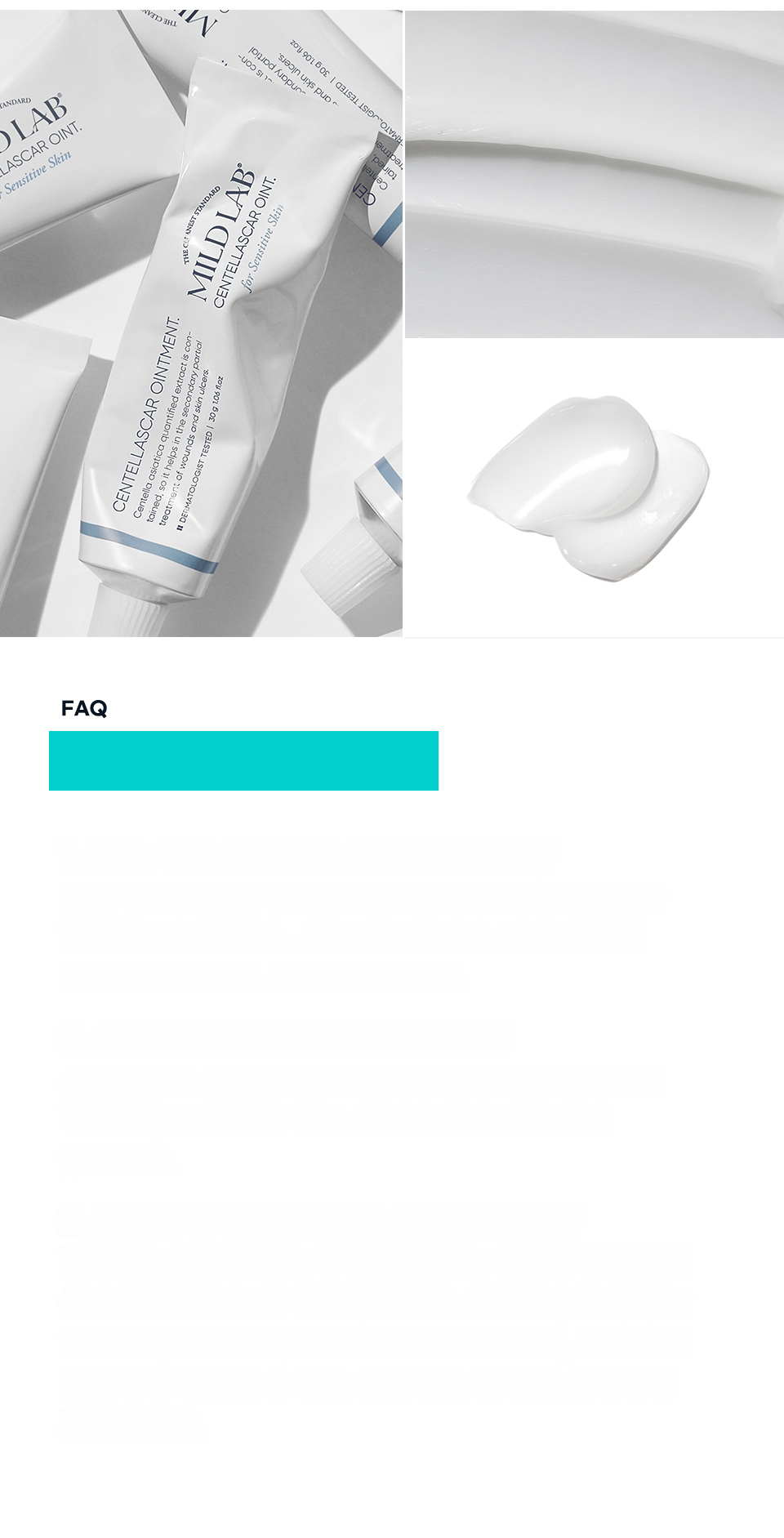 MILD LAB センテラスカ軟膏 30g | OLIVE YOUNG Global