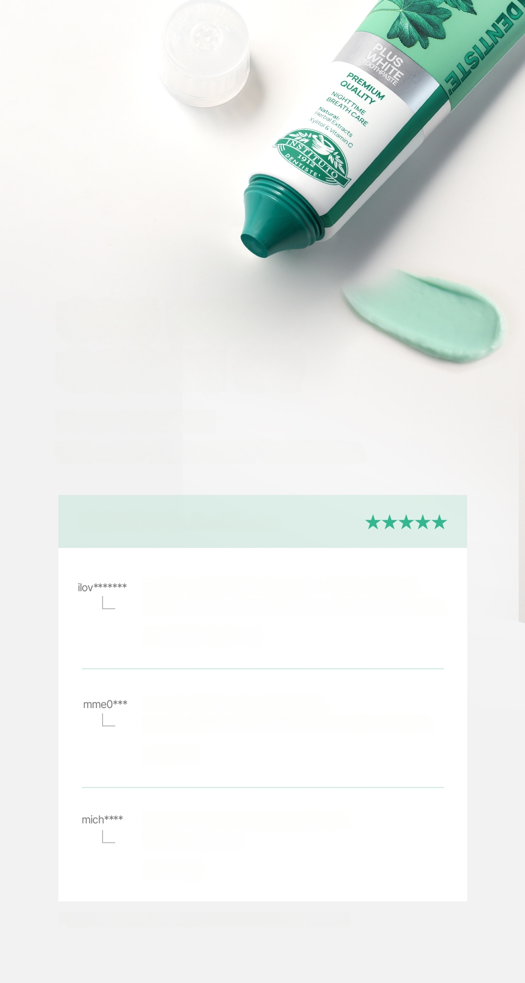 DENTISTE ニュープラスホワイト歯磨き粉チューブ 160g | OLIVE YOUNG