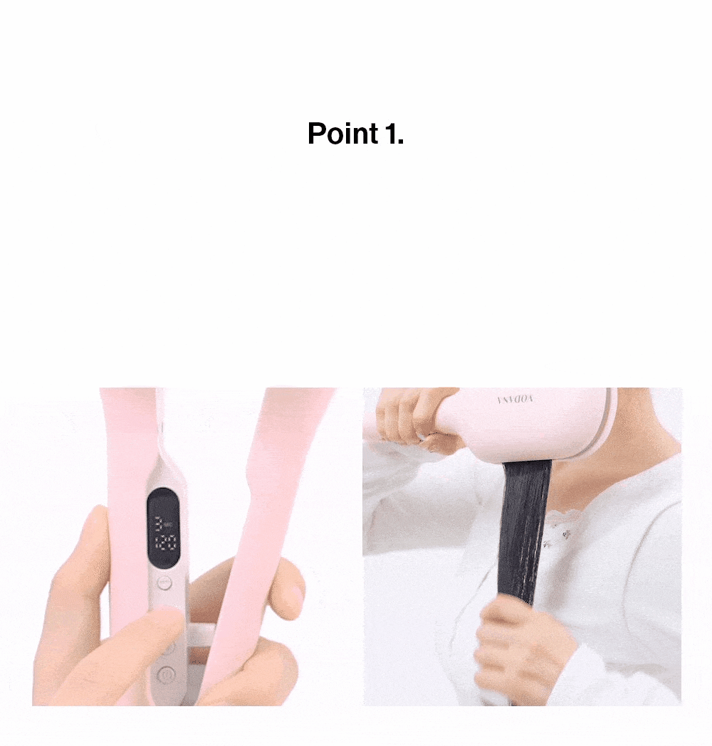 vodana Glow W Styler 40mm Powder Pink (Wave Perm) | OLIVE YOUNG Global