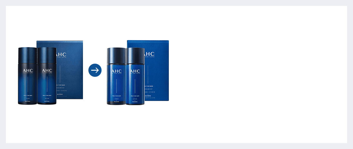 AHC Only For Man Toner / Lotion 150mL Set (+Eye Cream 10mL*2ea 