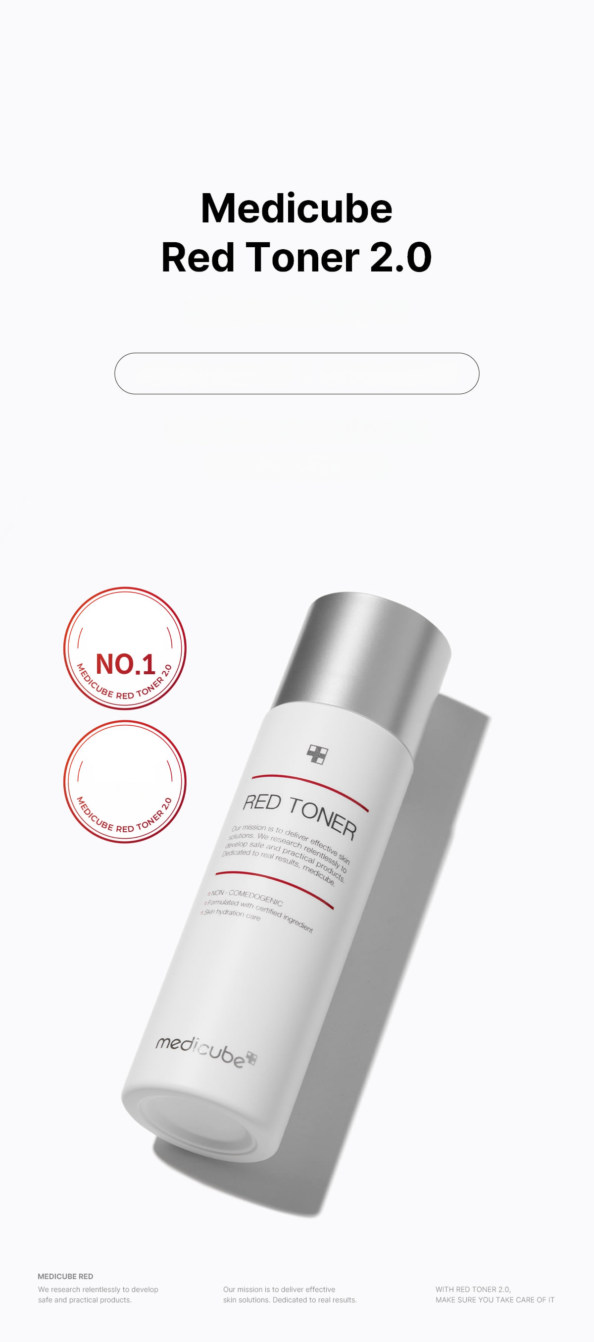 medicube レッドトナー 2.0 100ml | OLIVE YOUNG Global