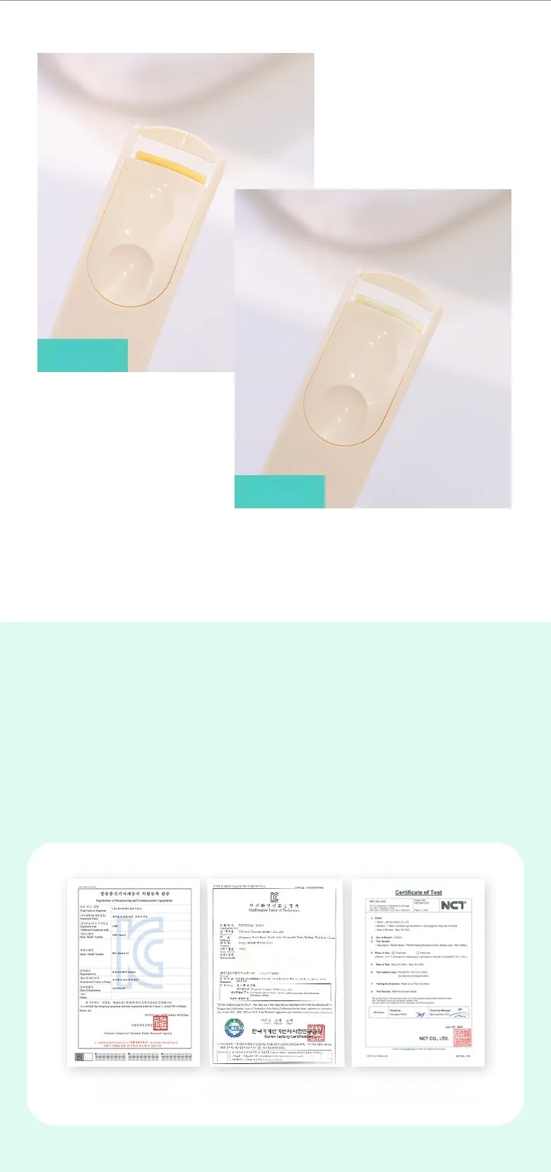 [Sanrio K-LIFE EDITION] Fillimilli Heating Eyelash Curler (Rechargeable)