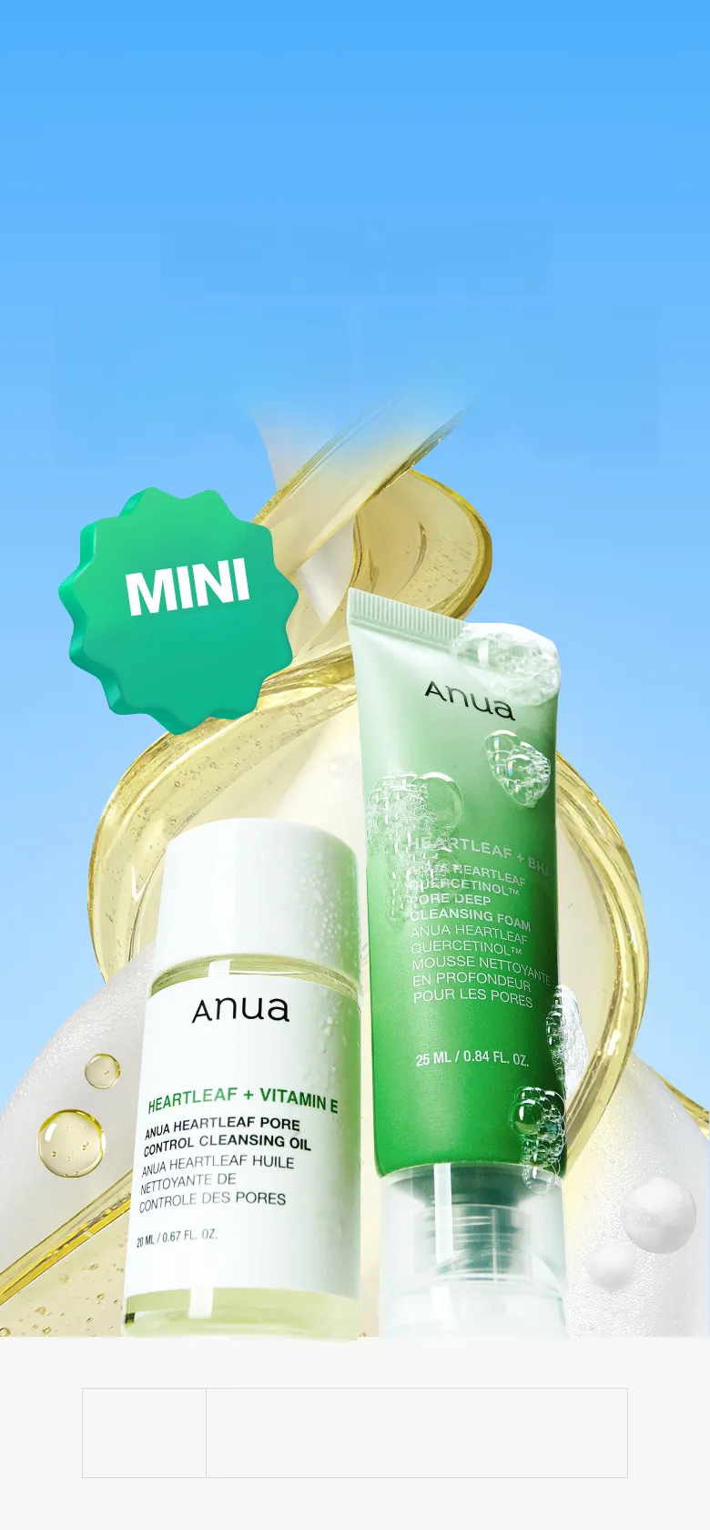 Anua ドクダミトラベルクレンジングセット (ドクダミポアコントロール