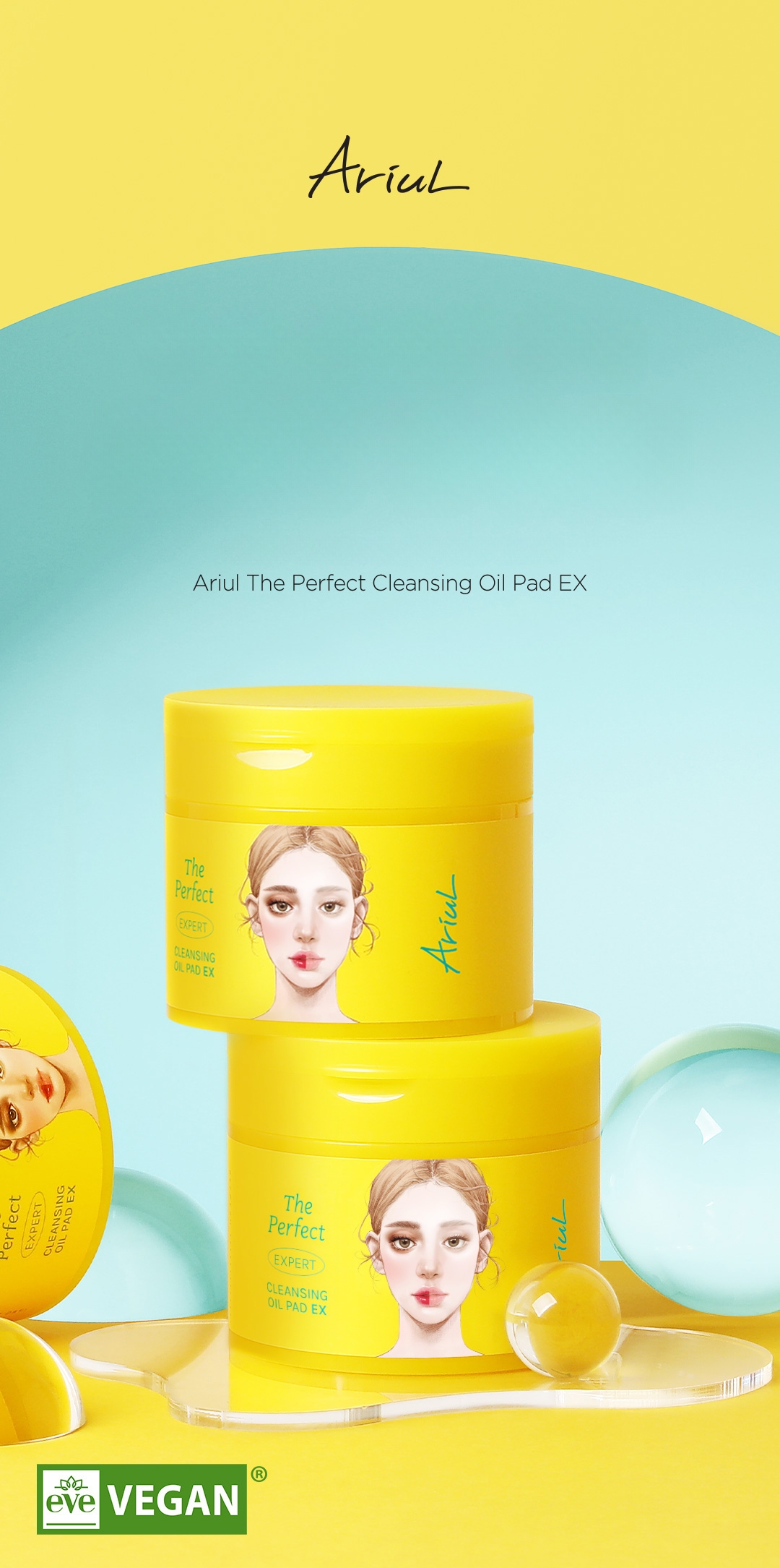 Ariul The Perfect Cleansing Oil Pad EX 60 Sheets | OLIVE YOUNG Global