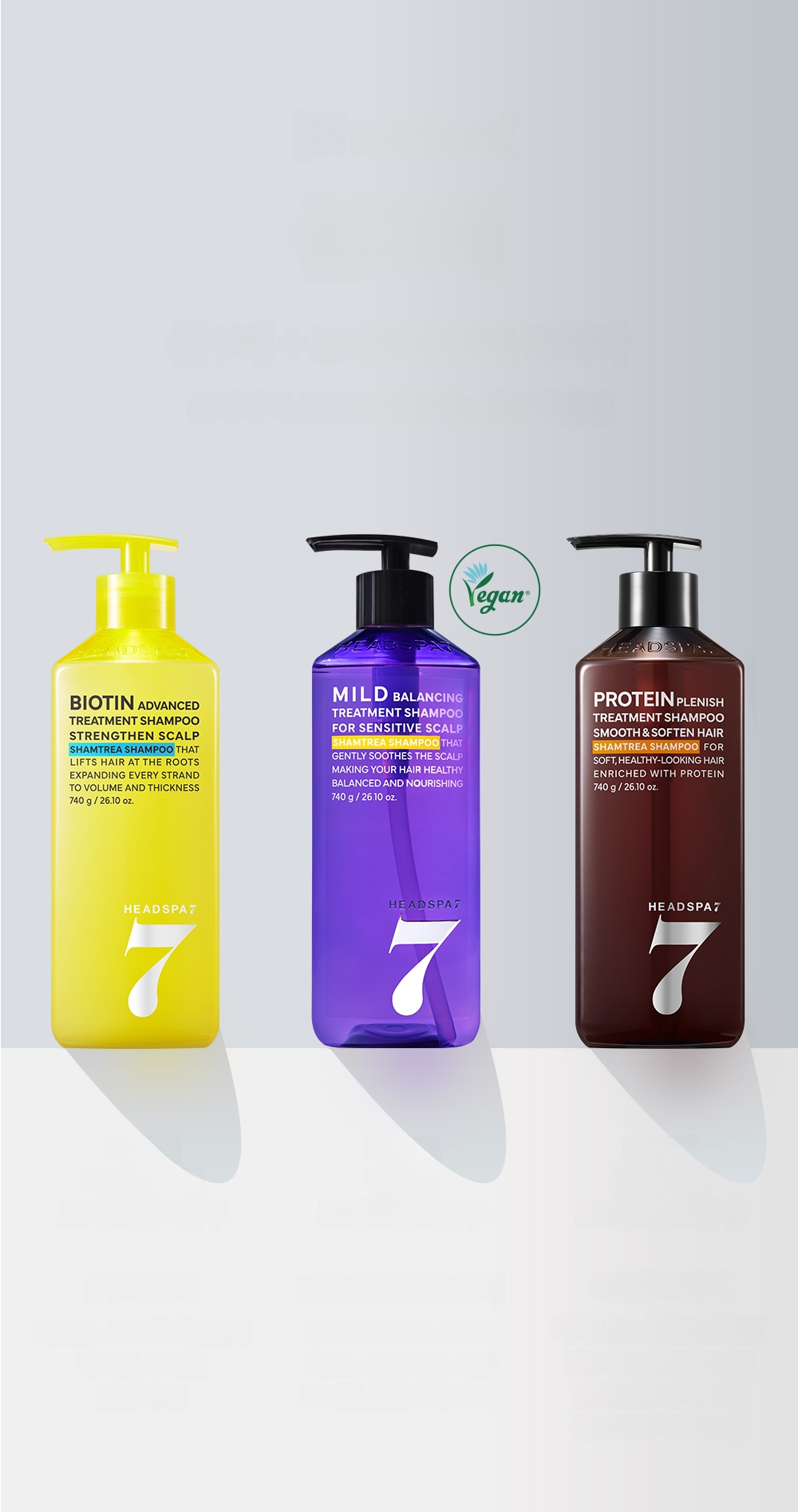HEADSPA7 プロテインプレニッシュトリートメントシャンプー740g