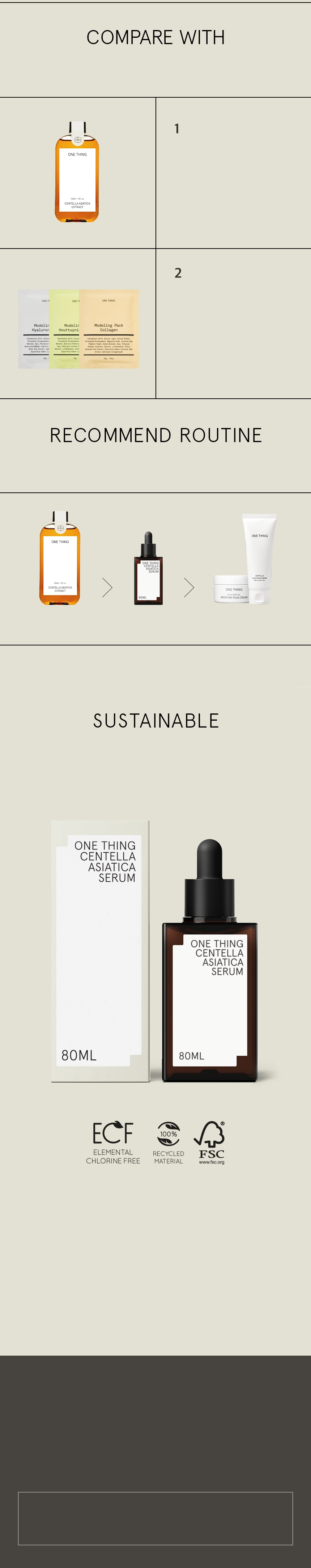ONE THING ツボ草セラム 80ml | OLIVE YOUNG Global
