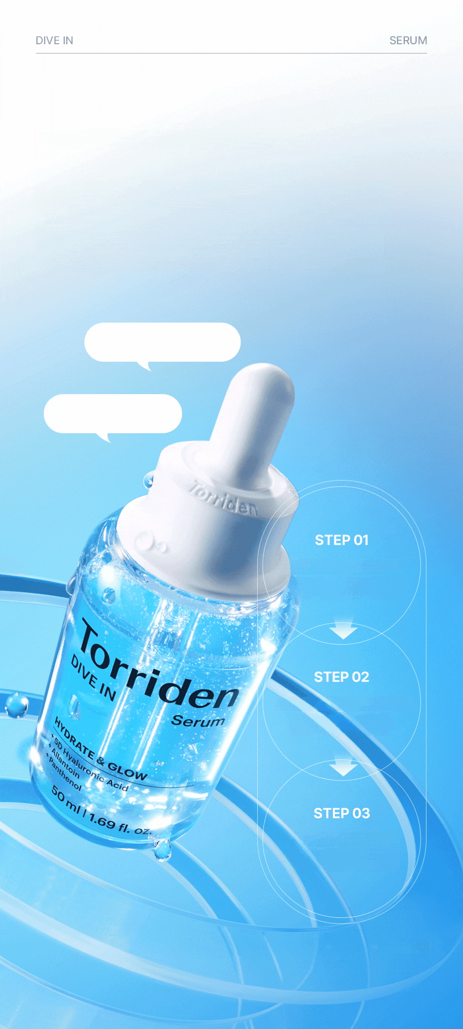 [Sanrio EDITION][Upgraded] Torriden Dive In Low Molecular Hyaluronic Acid Serum 50ml Double/Refill (3 Options)