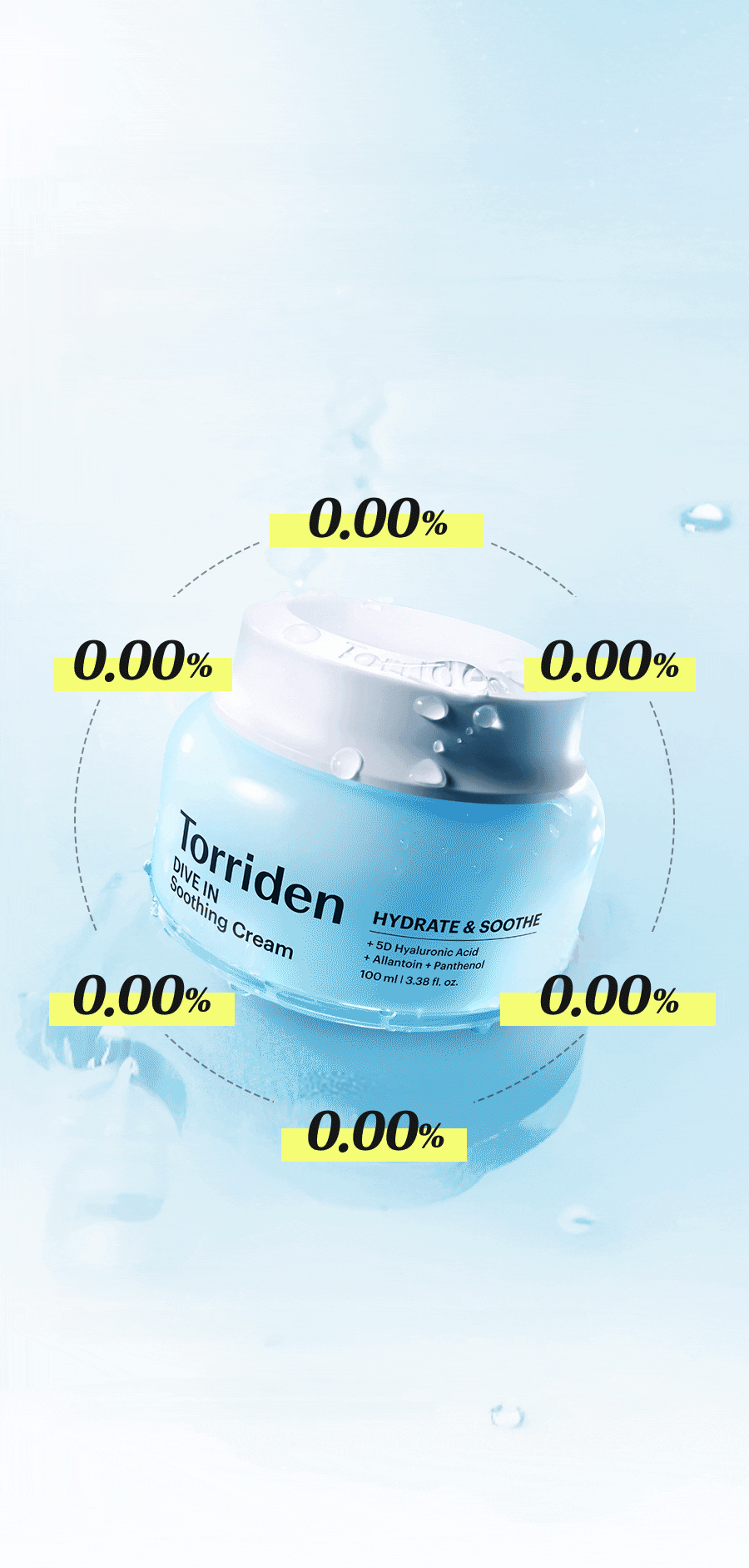 [Sanrio EDITION][Upgraded] Torriden Dive-In Low Molecular Hyaluronic Acid Soothing Cream 100ml+100ml (2 Options)