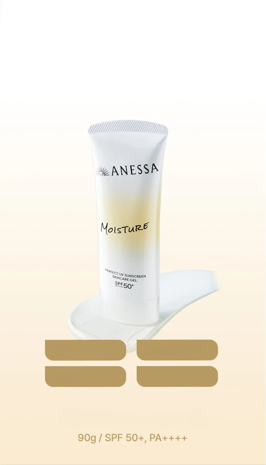 ANESSA Perfect UV Sunscreen Skincare Gel NB 90g Set (+15g*2