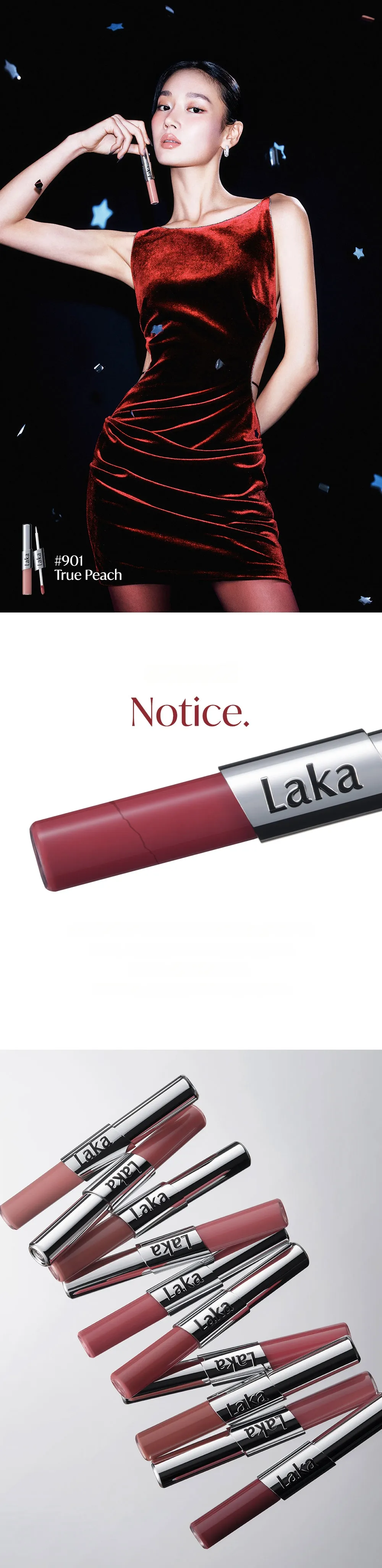 Laka Perfect Twin Lip 4.7g+4.2g (12 Colors)