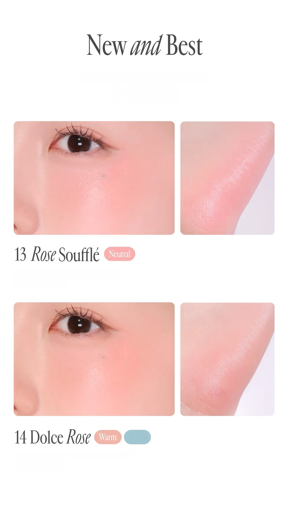 [Sanrio EDITION] freshian Egg-like Cream Blush (Set/Single) (16 Colors)