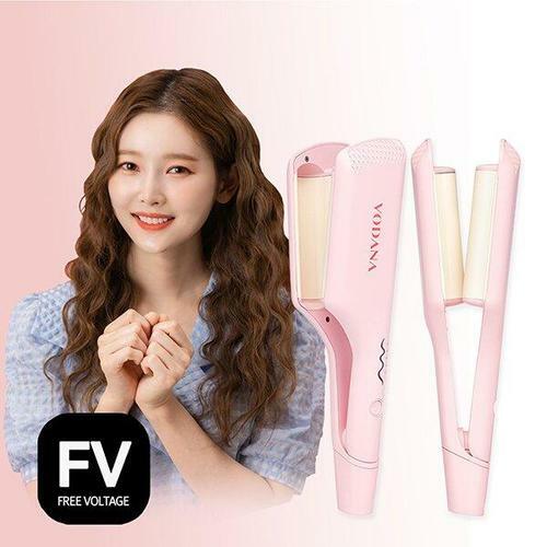 VODANA Triple Flow Wave Iron Pink Vanilla 32mm - OLIVE YOUNG Global