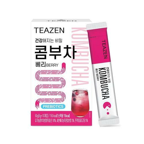 ☆K-IDOLS' Kombucha☆ Teazen Kombucha Berry 10 Sticks | OLIVE