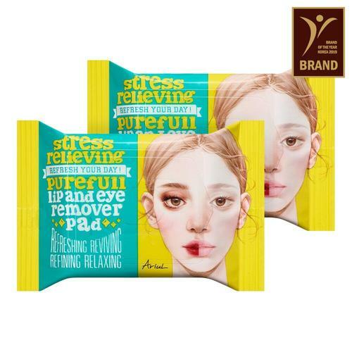 Ariul Stress Relieving Purefull Lip and Eye Remover Pad 30 Sheets