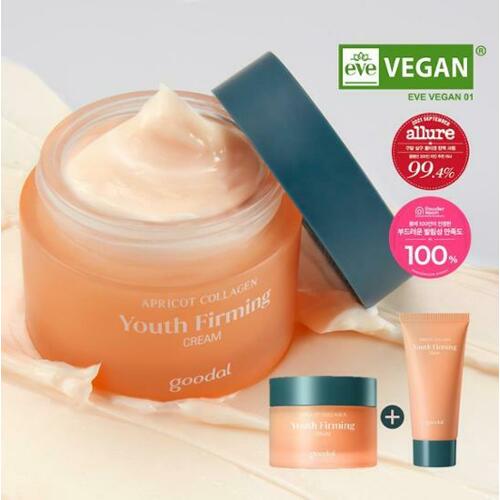 GOODAL Apricot Collagen Youth Firming Cream 50mL Special Offer (+50mL as free gift)