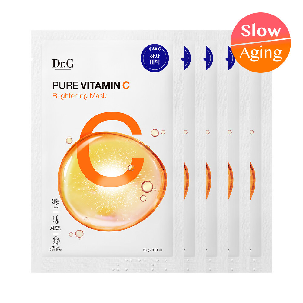 Dr.G Pure Vitamin C Brightening Mask Sheet 5ea | OLIVE YOUNG Global