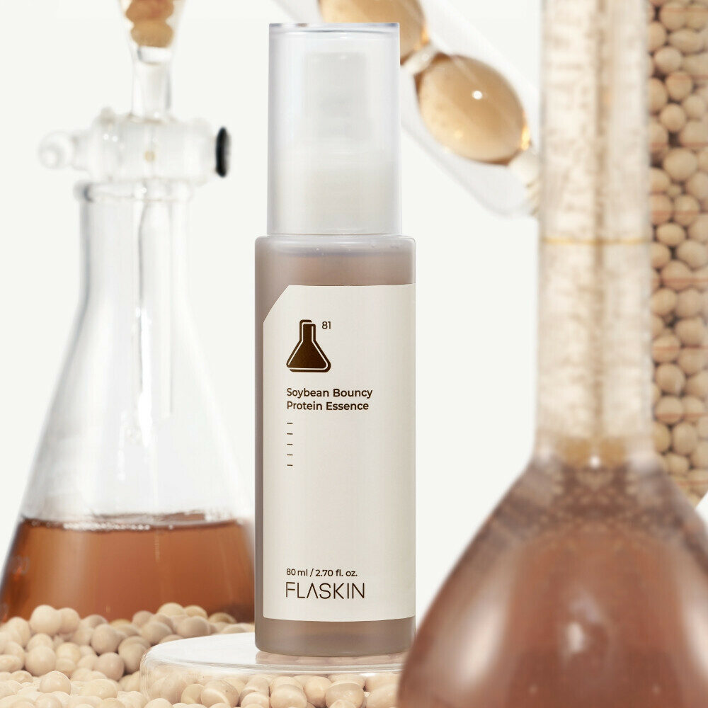 FLASKIN Soybean Bouncy Protein Essence 80mL | OLIVE YOUNG Global