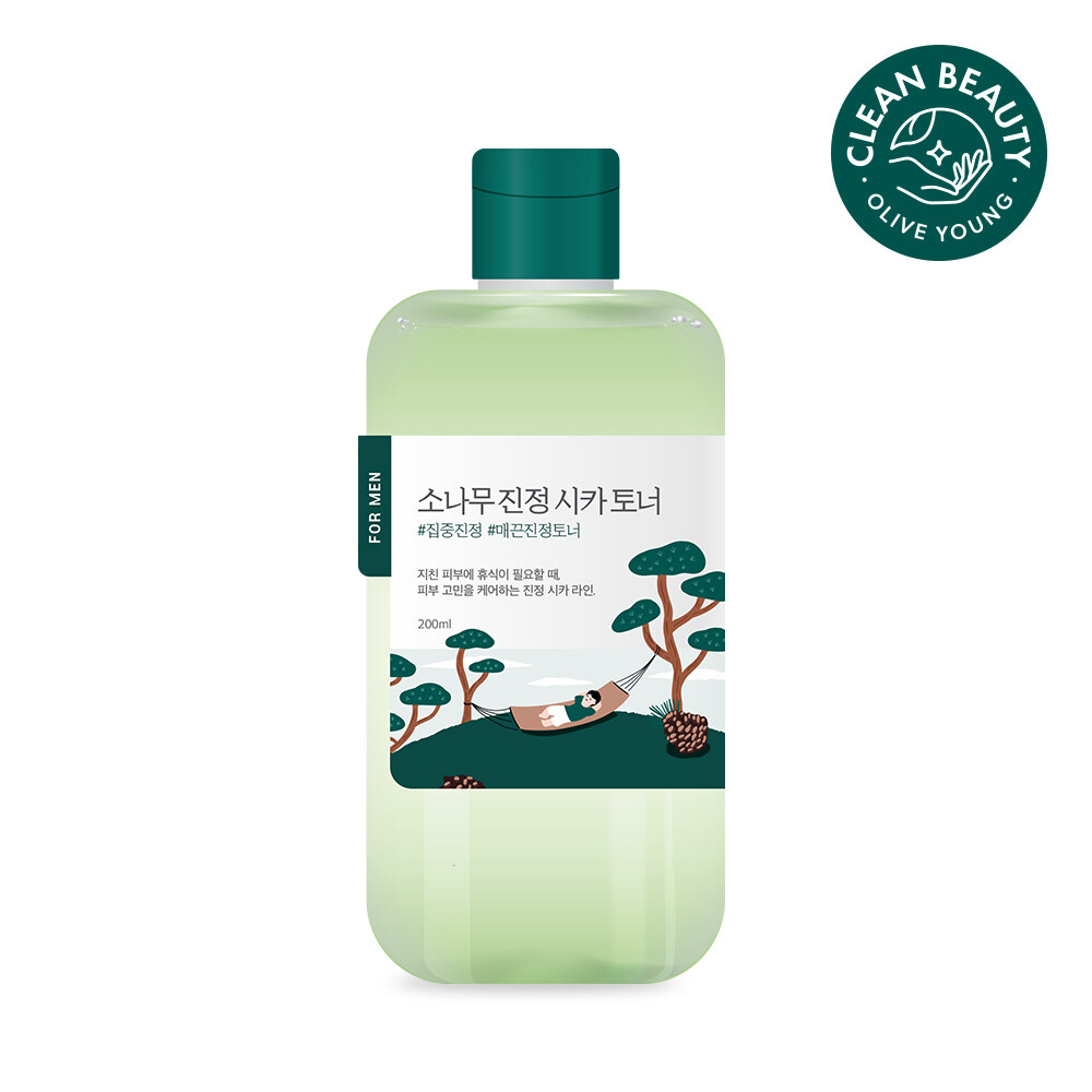 ROUND LAB フォーメンパインカーミングシカ トナー 200ml | OLIVE YOUNG Global