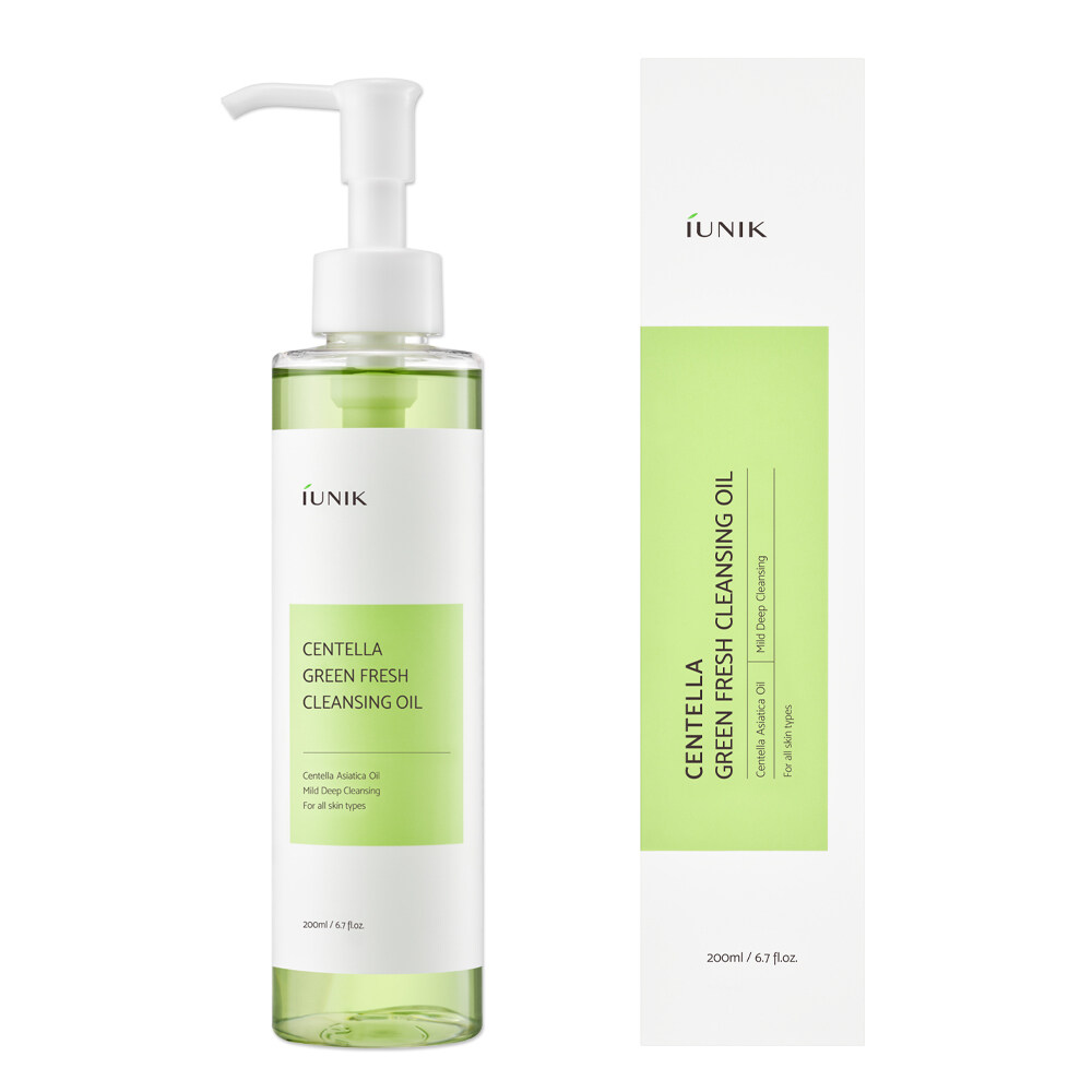 iUNIK センテラグリーンフレッシュクレンジングオイル 200ml | OLIVE YOUNG Global