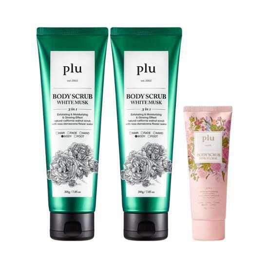 plu Body Scrub Rosemary Herb 200g*2ea Set (+Pink Floral 50g) | OLIVE YOUNG  Global