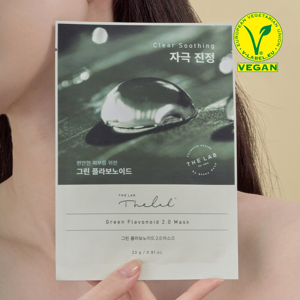 THE LAB by blanc doux Green Flavonoid 2.0 Mask Sheet 23g | OLIVE