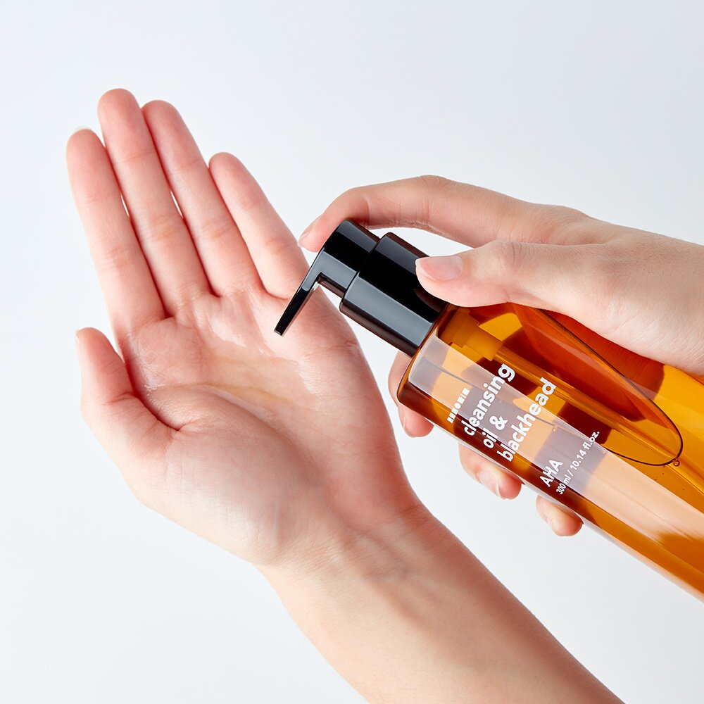 Hanskin クレンジングオイル&ブラックヘッド AHA 乾燥肌用 300ml