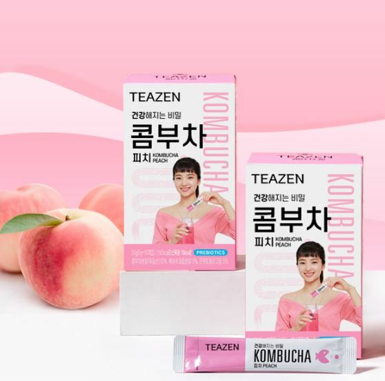 Teazen Kombucha #Peach 10T | OLIVE YOUNG Global