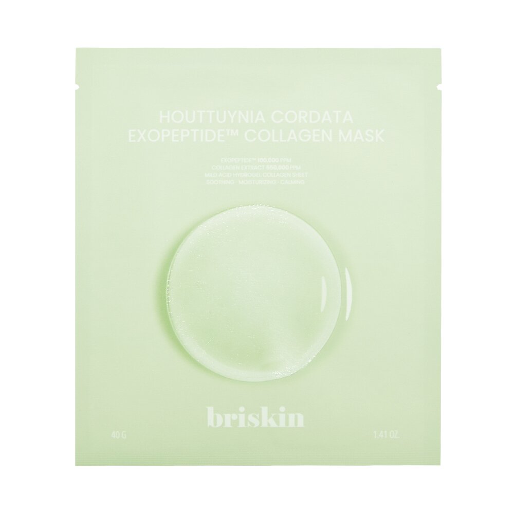 briskin ドクダミエクソペプチドコラーゲンマスクパック 1枚