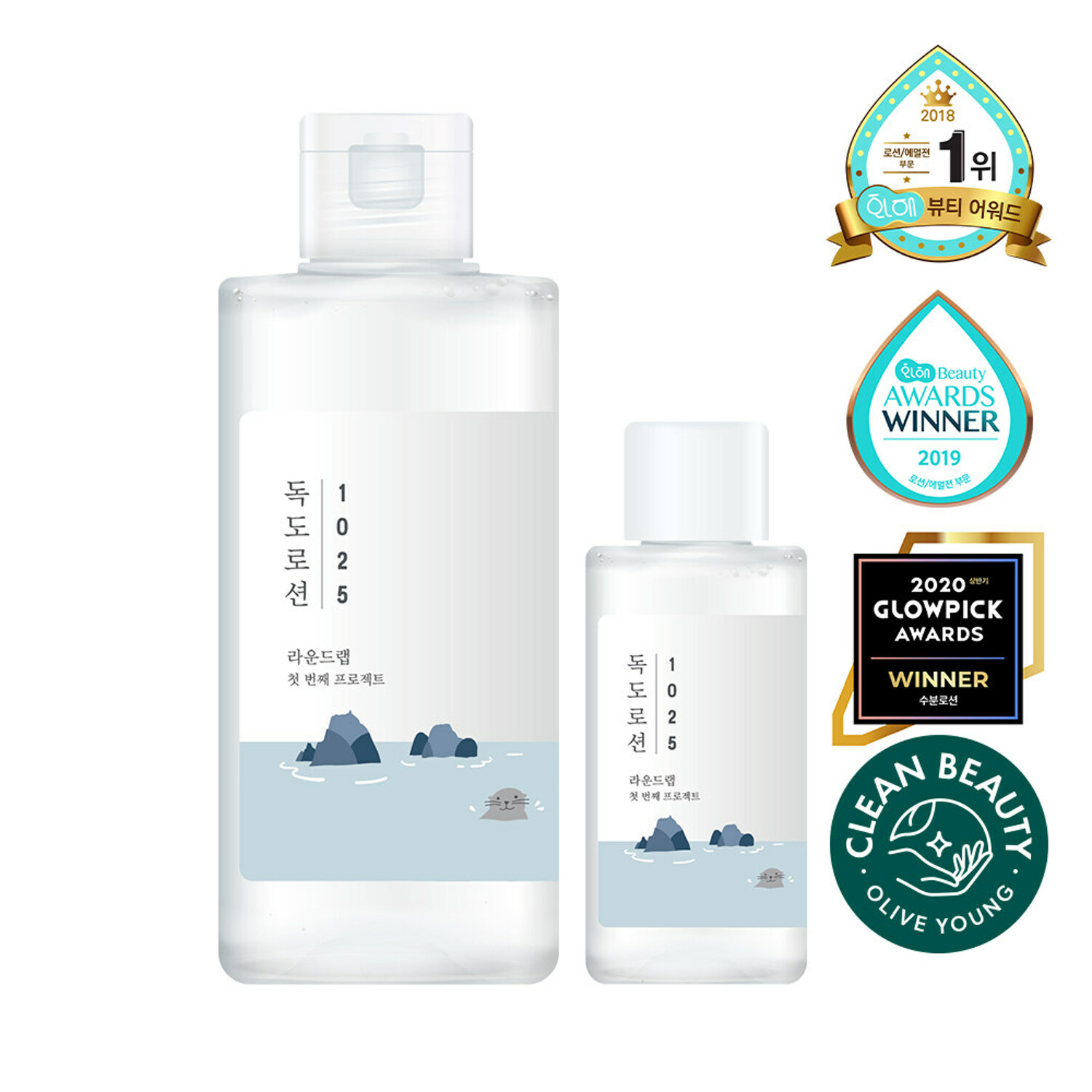 ROUND LAB 1025 Dokdo Lotion 200ml + 50ml Special Set