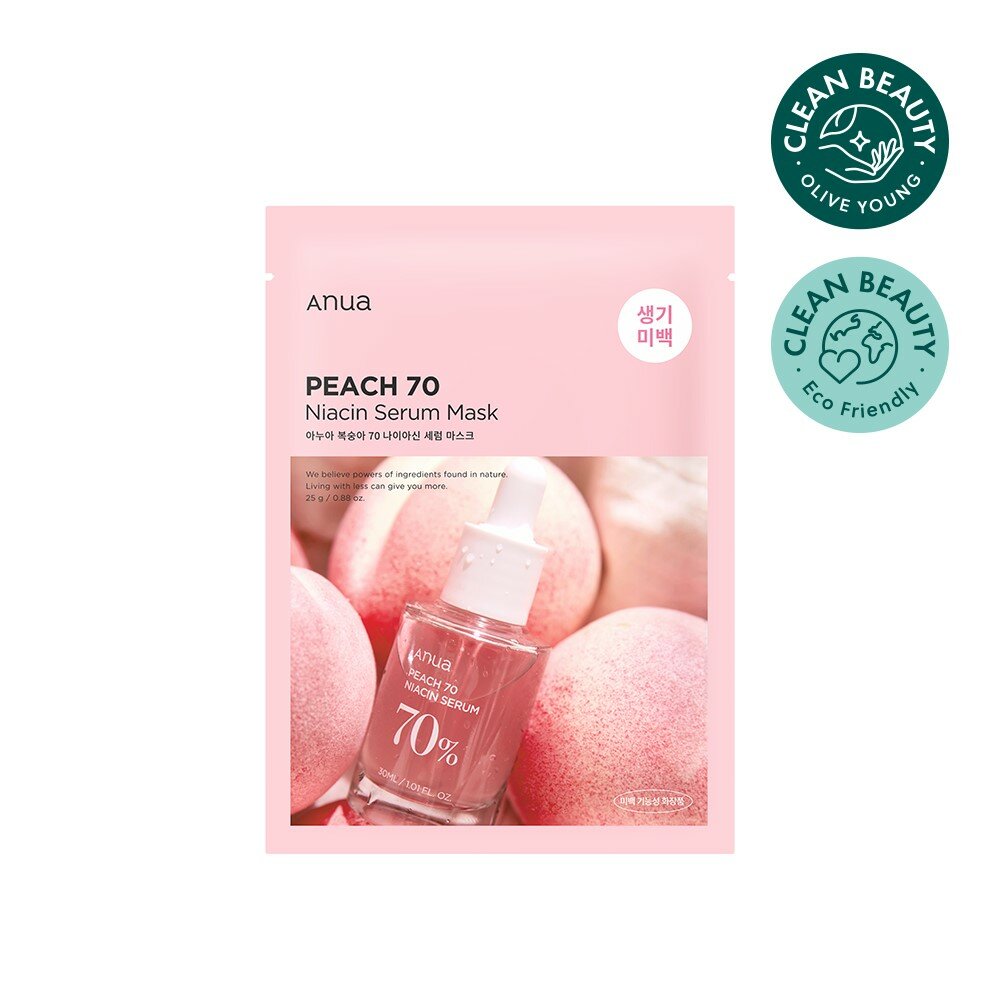 Anua Peach 70 Niacin Serum Mask Sheet 1P | OLIVE YOUNG Global