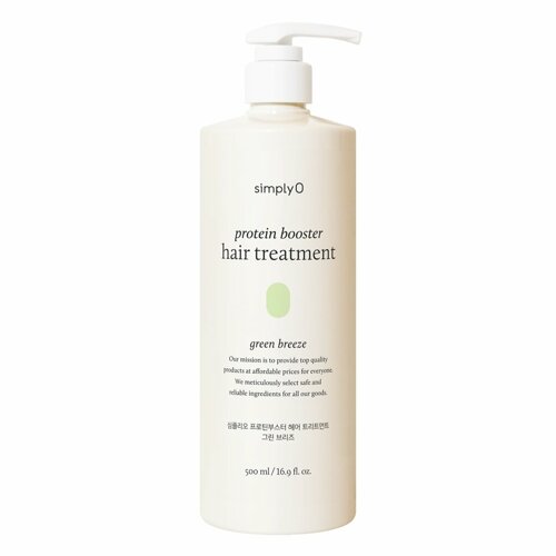 simply O Protein Booster Hair Treatment #Green Breeze 500mL 