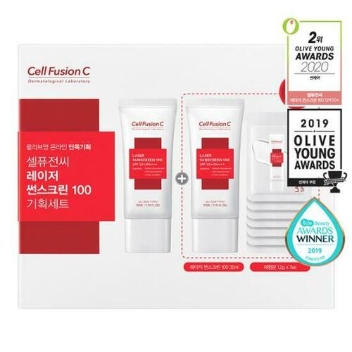 Cell Fusion C Laser Sunscreen 100 SPF50+ 2-for-1 Set