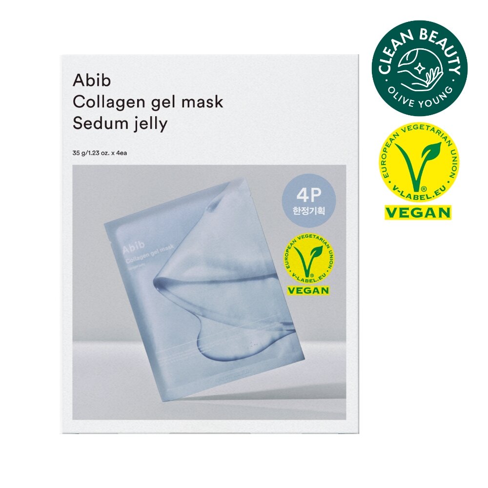 Abib Collagen Gel Mask Sheet Sedum Jelly 4P | OLIVE YOUNG Global