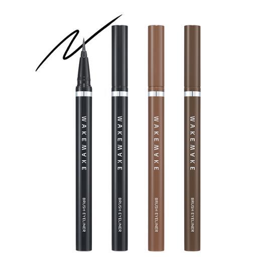 WAKEMAKE Eye Proof Brush Eyeliner 3 Colors | OLIVE YOUNG Global