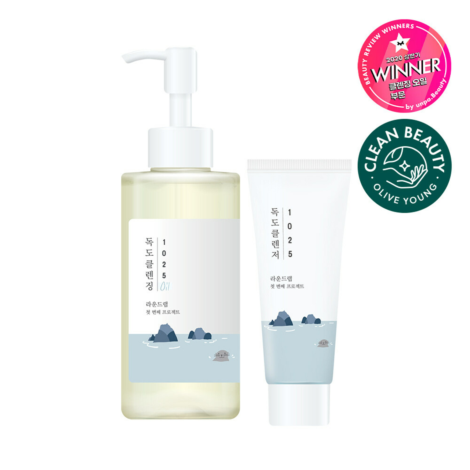 Round Lab 1025 Dokdo Cleansing Oil 200ml Special Set (+Dokdo Cleanser 40ml)