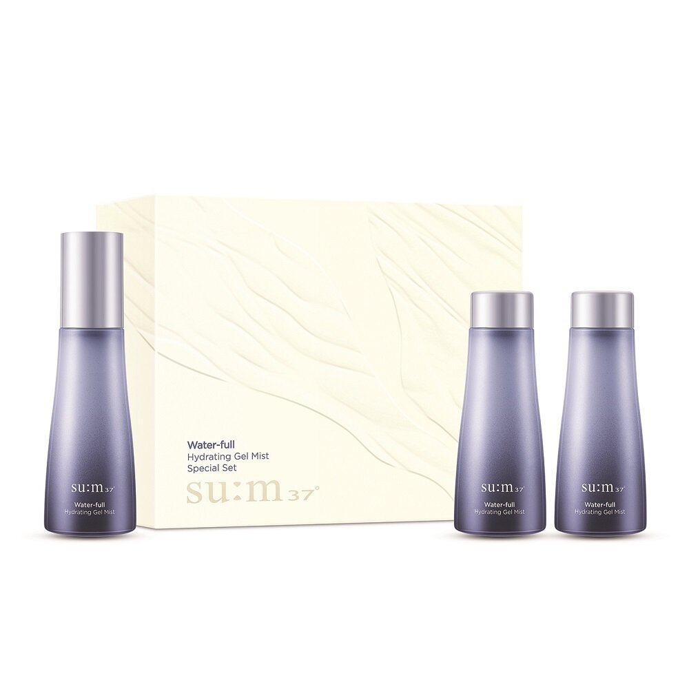 SUM37 Water-full Hydrating Gel Mist 60ml Set (+Refill 60ml*2ea) | OLIVE  YOUNG Global