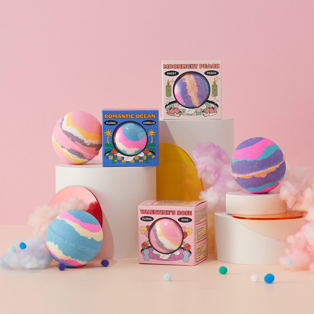 NEW. OY Exclusive] plu Bubble Bath Bomb 200g 1 out of 3 options