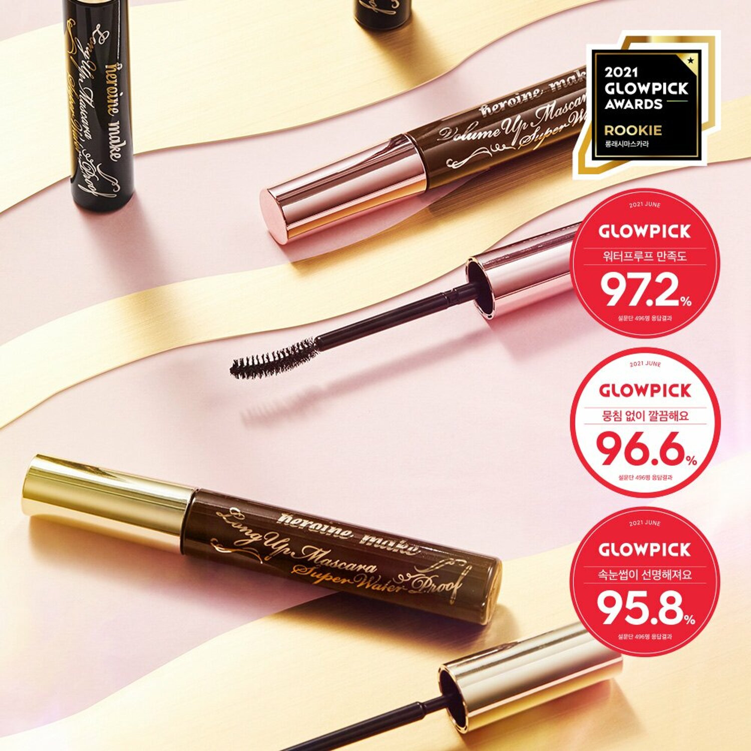 Kiss me Prime Mascara Super Waterproof + Coffret Spécial Pochette