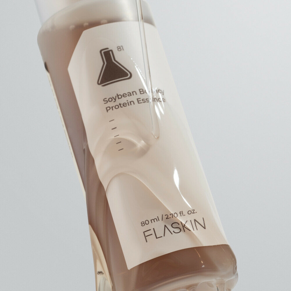 FLASKIN ソイビーンバウンシープロテインエッセンス 80ml FLASKIN ソイビーンバウンシープロテインエッセンス 80ml